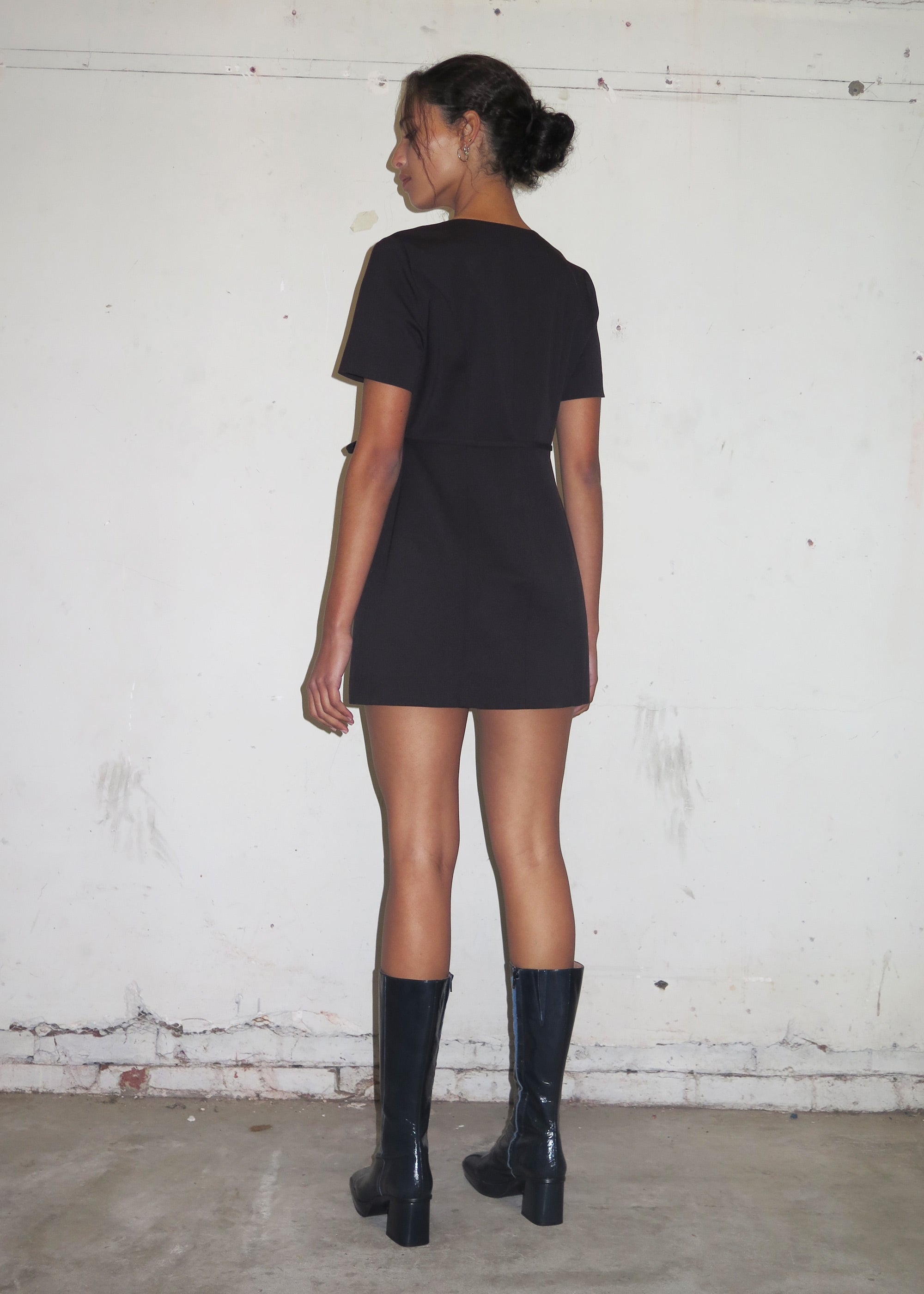 Flowering Wrap Dress ~ Dirt