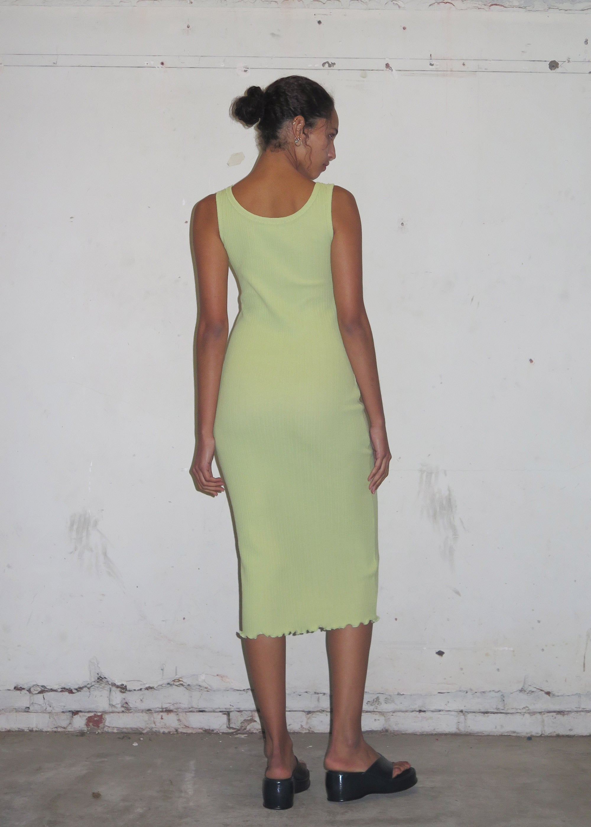 Process Dress ~ Celery