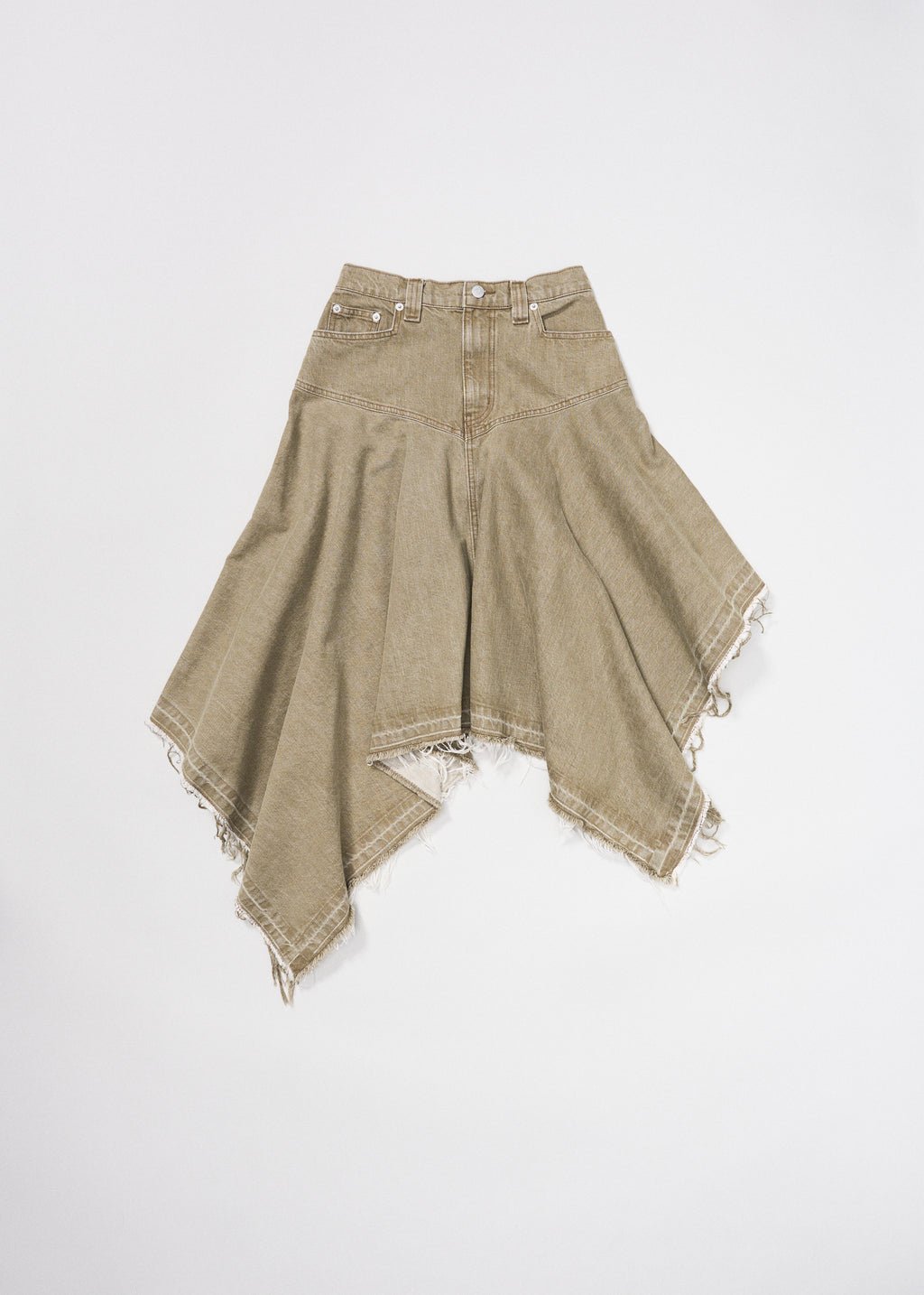 Homage Asymmetric Skirt ~ Khaki