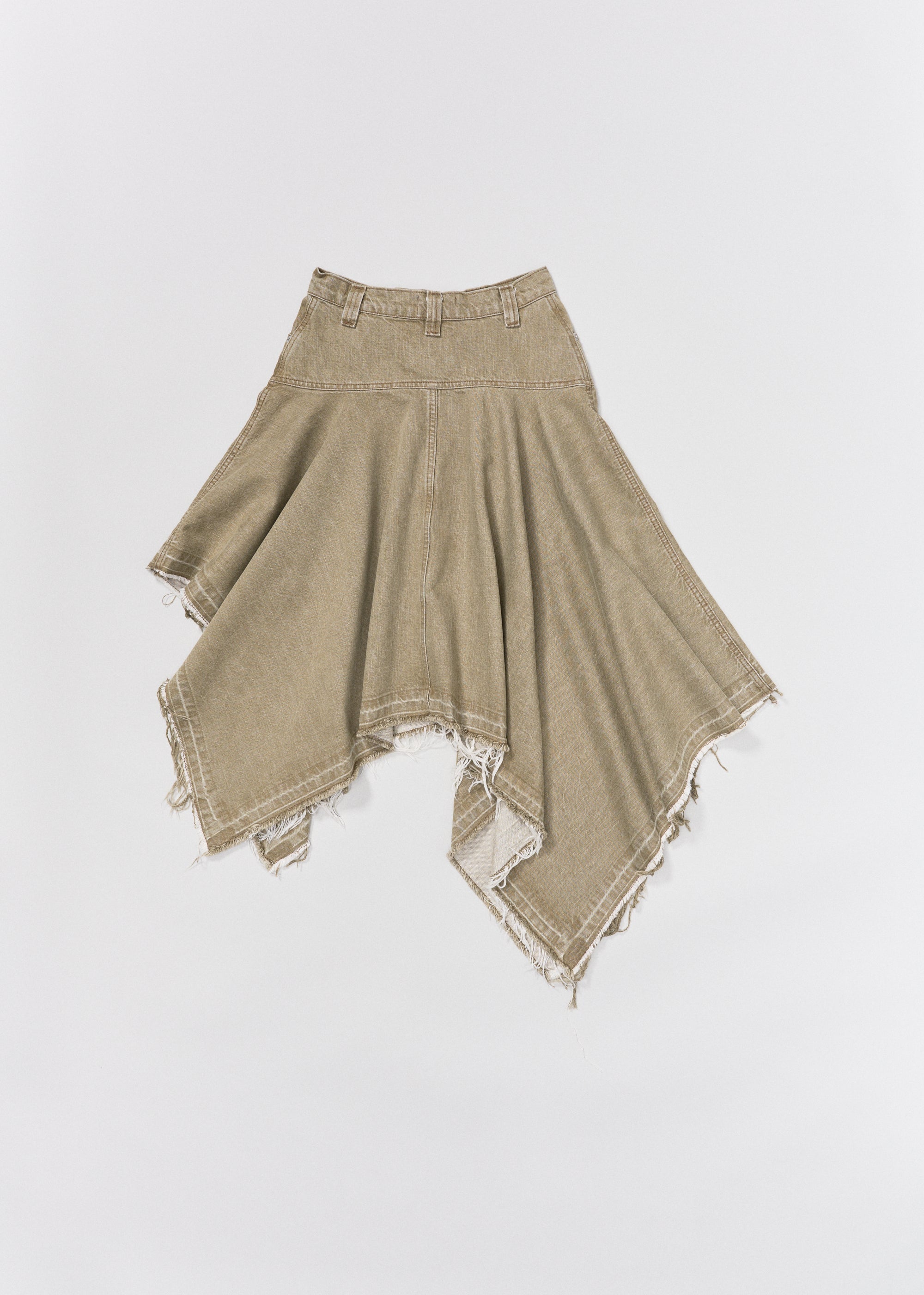 Homage Asymmetric Skirt ~ Khaki