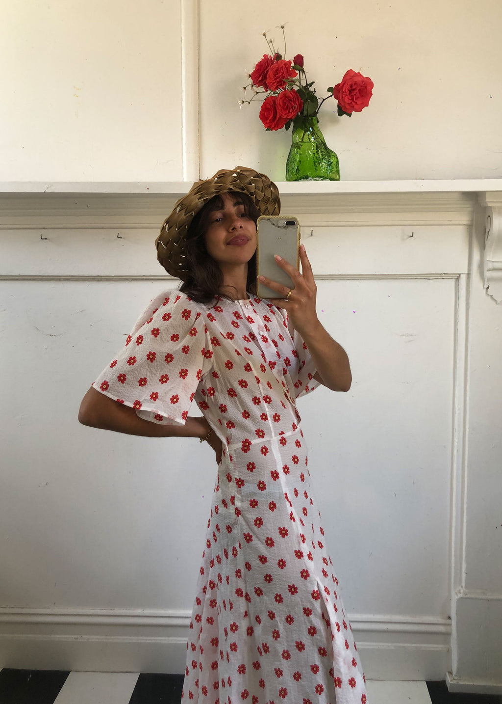 Lykke Floral Dress ~ White